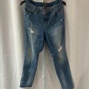Distressed Blue Jeans for Women